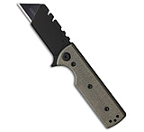 Image of Chaves Knives Chaves CHUB Flipper Blue Label Liner Lock Knife Green Micarta 1 Utility CF6E5A55