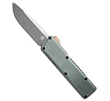 Image of Chaves Knives Chaves Dissident OTF Knife Blue Steel Drop Point 3.8 Stonewash 3405587C