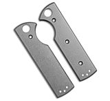 Image of Chaves Knives Blue Label CHUB Flipper Scales - Stonewash Titanium A50D21D4