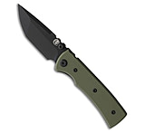 Image of Chaves Knives Blue Label Redencion Street Tanto Knife Green G-10 3.1 Black F6F1CA09