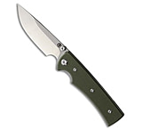Image of Chaves Knives Liberation Street 229 Drop Point Knife OD Green G-10 3.5 Satin 8711E389