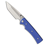 Image of Chaves Knives Liberation Street 229 Tanto Knife Blue G-10 3.5 Satin D402F80A