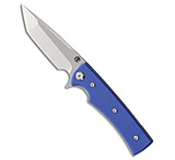 Image of Chaves Knives Liberation Street Tanto Knife Blue G-10 3.1 Satin DE7B5075