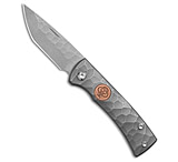 Image of Chaves Knives Redencion Slip Joint Knife Rocked Gray Titanium 2.25 Rocked SW 7F93B3A1