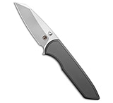 Image of Chaves Knives x Brad Blount Arrestor 229 Integral Knife Ti 3.75 Belt Satin EB0110D4