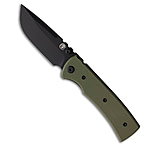Image of Chaves Knives Chaves Redencion 229 Blue Label Drop Point Knife OD Green G-10 3.5 Black PVD 2A992BD9