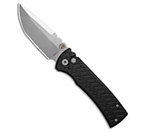 Image of Chaves Knives Redencion Automatic Knife Tread Black Aluminum 3.4 Stonewash 922FC992