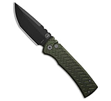 Image of Chaves Knives Redencion Automatic Knife Tread Green Aluminum 3.4 Black 39A5EC65