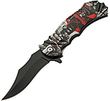 Image of China Made Battle Linerlock A/O 3.50 in Stainless Steel Assisted Opening Folding Knife