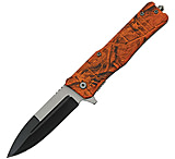 Image of China Made Camo Linerlock A/O Orange Folding Knife