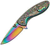 Image of China Made Deer Linerlock Spectrum Assisted Opening Folding Knife