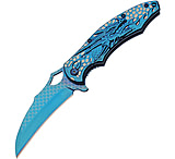 Image of China Made Dragon Linerlock 3.75 in Stainless Steel Assisted Opening Folding Knife