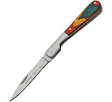 Image of China Made Farmer Toothpick Colorwood Stainless Steel Folding Knife
