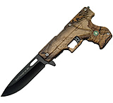 Image of China Made Gun Linerlock Camo Dont Tread Folding Knife