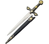 Image of China Made Knights Of Templar Dagger Fixed Blade Knife