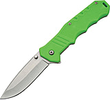Image of China Made Linerlock A/O Green Folding Knife