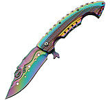 Image of China Made Mermaid Linerlock A/O Folding Knife