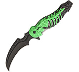 Image of China Made Monster Skull Linerlock A/O Folding Knife