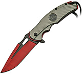 Image of China Made Red Shade Linerlock A/O Folding Knife