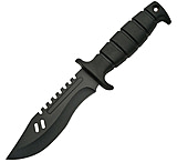 Image of China Made Rubber Handle Drop Point Fixed Blade Knife