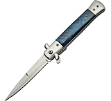 Image of China Made Stiletto Blue A/O Folding Knife