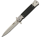 Image of China Made Stiletto Linerlock 3.75 in Stainless Steel Assisted Opening Folding Knife
