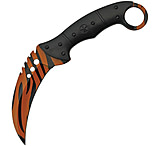 Image of China Made Tiger Print Karambit Knife