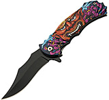 Image of China Made Water Monster Linerlock A/O 3.50 in Stainless Steel Assisted Opening Folding Knife