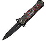 Image of China Made Wildlife Linerlock A/O Wolf 3.50 in Stainless Steel Assisted Opening Folding Knife