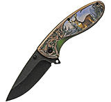 Image of China Made Wildlife Linerlock Deer Folding Knife