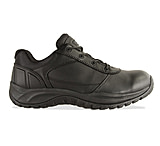 Image of Chinook Footwear Shift Wide Width Low Height Black Leather Uniform Oxford - Mens