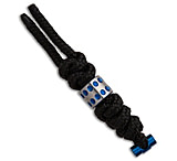 Image of Chris Reeve Knives Small Black Cord Tie Lanyard w/ Silver Bead A2DF2D47