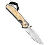 Image of Chris Reeve Knives Chris Reeve Large Sebenza 31 Box Elder Gold Accents Left-Hand 3.625 SW 710E2DB9