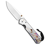 Image of Chris Reeve Knives Chris Reeve Large Sebenza 31 Knife Unique Graphic Gold 3.6 SatinL31-1400-0002 C6CE1132