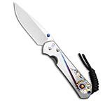 Image of Chris Reeve Knives Chris Reeve Small Sebenza 31 Unique Graphic Cabochon Ti 3 Satin S31-1408-1056 A8F5933B