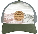 Image of Christensen Arms Mountainscape Leather Trucker - Mens
