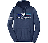 Image of Christensen Arms Red White Blue Flag Patriotic Hoodie - Men's