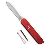 Image of Chuck Gedraitis Knives Chuck Gedraitis Switch Army Switchblade Auto Knife Red Aluminum 3.25 Satin 511E4FE5