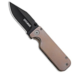 Image of Civilware Clipper Frame Lock Knife Bronze Titanium 2.8 Black PVD BB52211E