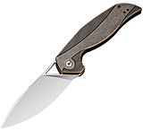 Image of CIVIVI Anthropos Linerlock Brass 3.25 in 154CM Stainless Steel Folding Knife