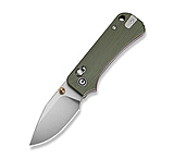 Image of CIVIVI Baby Banter 2 - Tg Thumb Stud &amp; Crossbar Lock Knife Milled Green / Red G10 Handle 2.34inch Satin Finished 14c28n Blade
