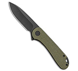 Image of CIVIVI Elementum Liner Lock Knife Green Micarta 2.9 Black SW S35VN 73092216