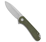 Image of CIVIVI Elementum Liner Lock Knife Green Micarta 2.9 Stonewash S35VN CEB46D2E