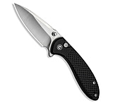 Image of CIVIVI Faeger Button Lock Knife Milled Black G-10 3 Satin 14C28N 401E9941