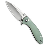 Image of CIVIVI Faeger Button Lock Knife Milled Natural G-10 3 Satin 14C28N*DISCOUNTED BD3E9C18
