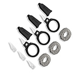 Image of CIVIVI Quick Snip Fixed Blade Knife 3pc Black ABS 0.68 Satin C22022A-2 49A399EF