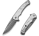 Image of CIVIVI Voidflare Flipper Knife G10 With Aluminum Foil Handle 2.92inch Damascus Blade