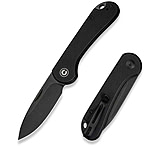 Image of CIVIVI Elementum Slip Joint Knife Black G10 Handle 2.96inch Black Stonewashed 14c28n Blade C18062aj-1