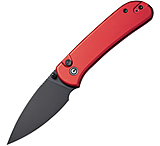 Image of CIVIVI Civivi Quibit 2.98" / Stonewash Button Lock 3.00 in Stainless Steel Folding Knife