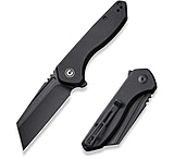 Image of Civivi Knives C23036-1 ExOne 2.94&quot; Folding Reverse Tanto Plain Black Stonewashe